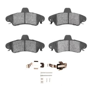 Ford Contour Brake Pads - Rear - R1 Concepts - Semi Met - `95-`04